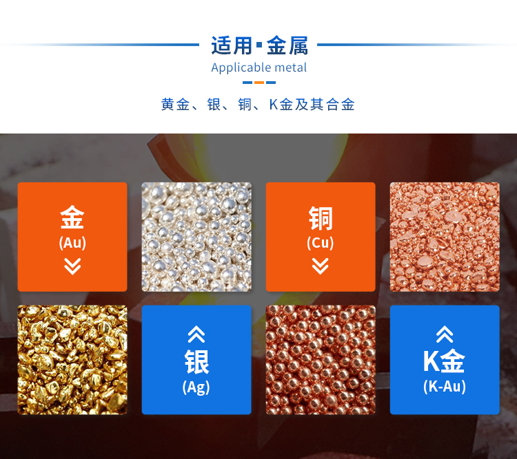 高頻熔煉爐適用金屬